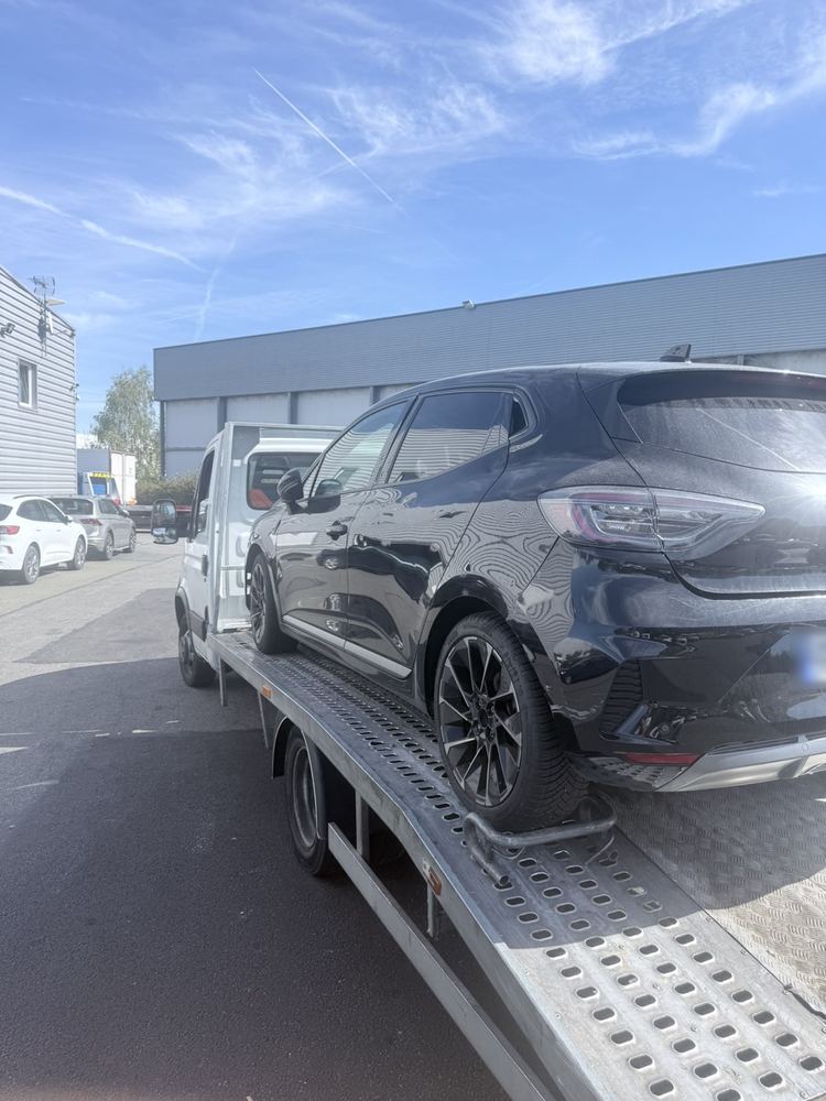 Renault Clio – Remorquage sur plateau, intervention Turbo Dépannage